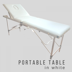 Portable Teeth Whitening Table in Black or White