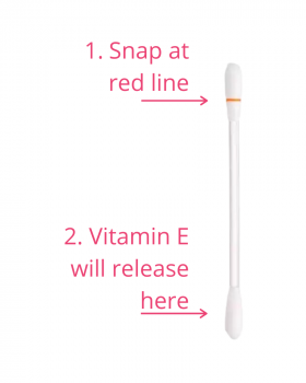 Vitamin E Lip Oil wand - comes with standard and advanced whitening refill kits also