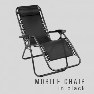 Black Mobile Teeth Whitening Chair