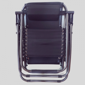 Mobile Teeth Whitening Chair in Black - folded