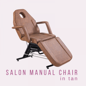 Salon Manual Chair in tan