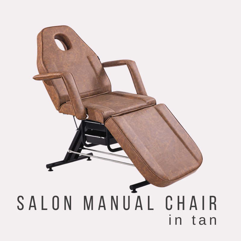 Salon Manual Chair - tan 1
