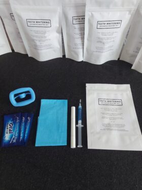 Advanced Mastery In-Chair Whitening Refill Kits showing white labelling