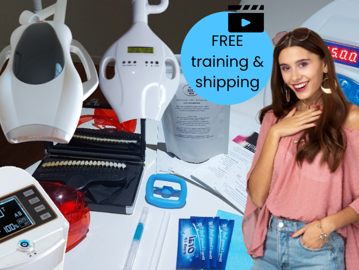 Smile Easy Teeth Whitening Advanced Systems with Free Training and Shipping and Australian Warranties